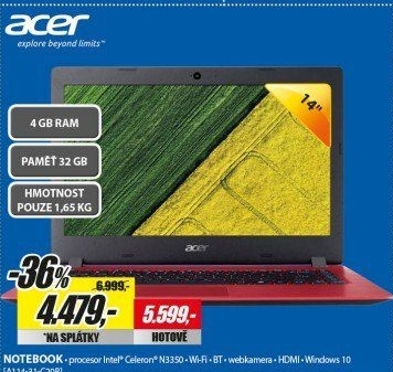 A114-31-C20B 14 N3350 4G 32G W10ACER