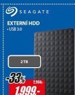 HDD 2TB USB3.0 Expansion černýSEAGATE