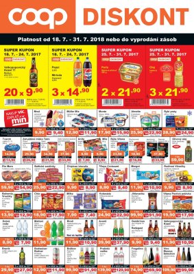 akční leták COOP 18.7.2018-31.7.2018