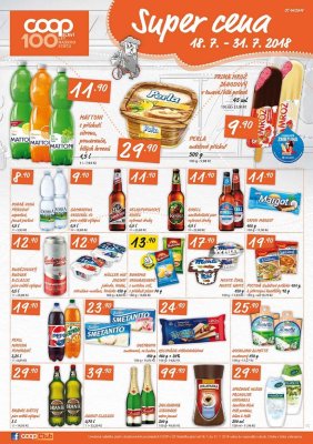 akční leták COOP 18.7.2018-31.7.2018