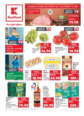akční leták Kaufland 26.7.2018-1.8.2018