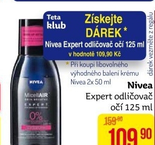 Odličovače očí Nivea