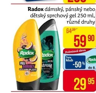 Sprchový gel Radox