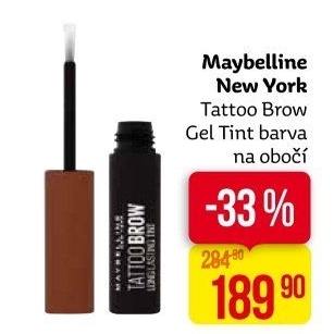Gel na obočí Tattoo Brow Maybelline