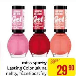 Lak na nehty Lasting Colour Miss Sporty