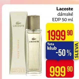 Parfémovaná voda dámská Lacoste