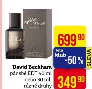 Toaletní voda pánská David Beckham