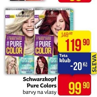 Barva na vlasy Pure Color Schwarzkopf