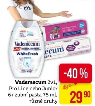 Pasty na zuby 2v1 Vademecum
