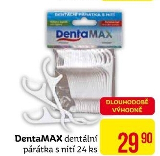 Dentální párátka s nití Dentamax