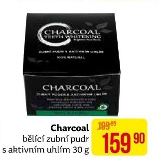 Bělící pudr na zuby Charcoal