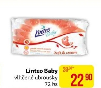 Vlhčené ubrousky dětské Linteo Baby
