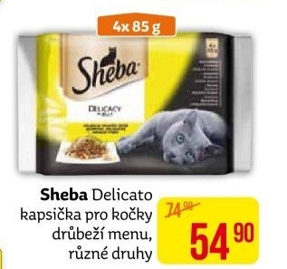 Kapsičky pro kočky Delicato Sheba