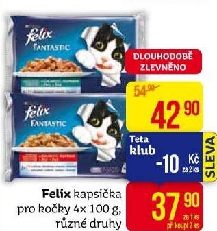 Kapsičky pro kočky Felix Purina