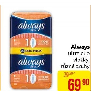 Vložky dámské Ultra Always