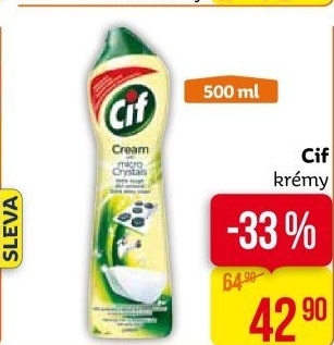 Krémový čistič Cif Cream