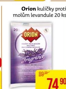 Přípravek proti molům kuličky Orion