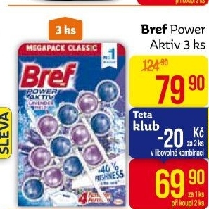WC blok tuhý Power Aktiv Bref
