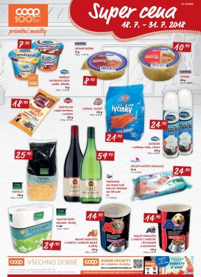 akční leták COOP 25.7.2018-31.7.2018