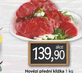 Hovězí přední bez kosti - kližka