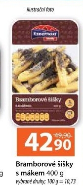 Bramborové šišky s mákem Vltavotýnské lahůdky