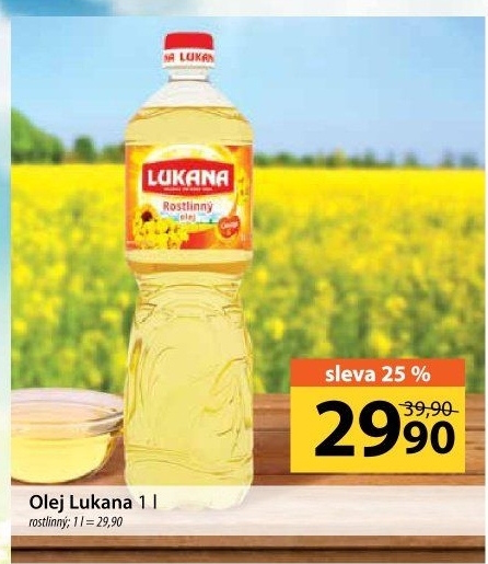 Olej rostlinný Lukana