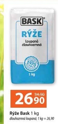 Rýže dlouhozrnná Bask