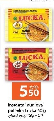 Instantní polévka Lucka