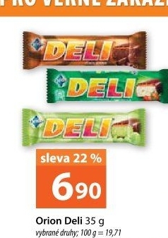 Tyčinka Deli Orion