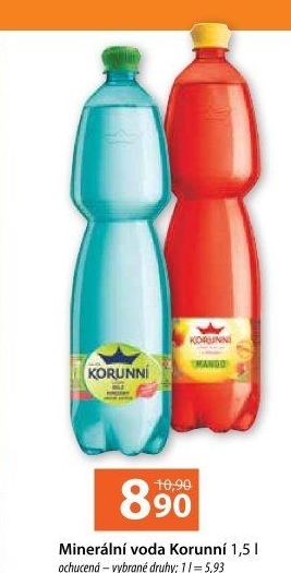 Voda ochucená Korunní