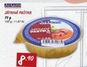 Paštika játrová Dle Gusta