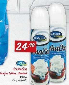 Šlehačka ve spreji Ranko