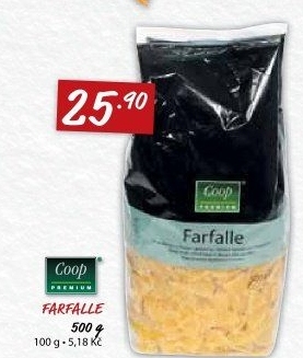 Těstoviny Coop Premium