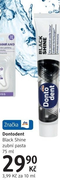 Pasta na zuby Black Shine Dontodent