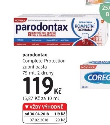 Pasta na zuby Kompletní ochrana Parodontax