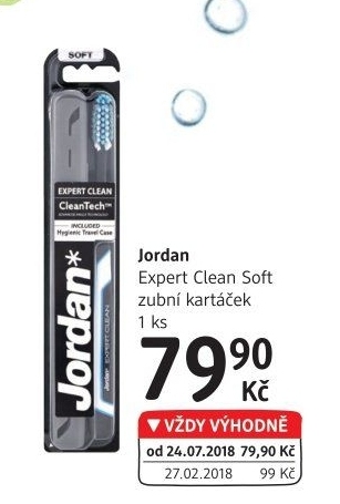 Kartáček na zuby Expert Clean Jordan