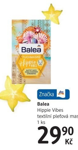 Maska pleťová textilní Balea