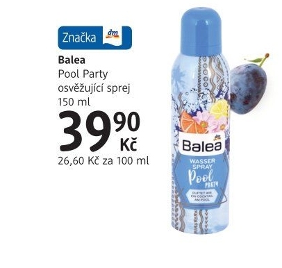 Osvěžující voda ve spreji Balea