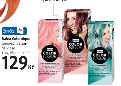 Tónovací balzám na vlasy Colornique Balea