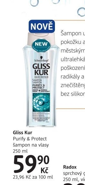 Šampon Gliss Kur Schwarzkopf