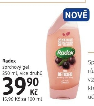 Sprchový gel Radox