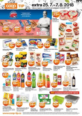 akční leták COOP 25.7.2018-7.8.2018