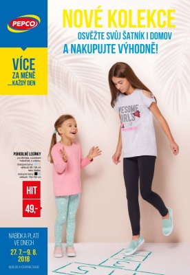 akční leták PEPCO 27.7.2018-9.8.2018