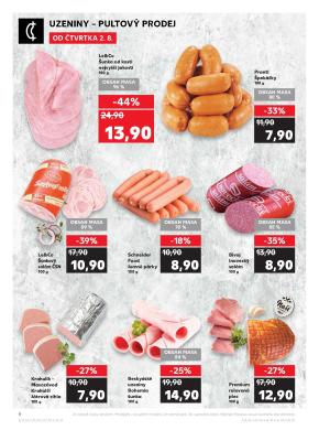 akční leták Kaufland 2.8.2018-8.8.2018