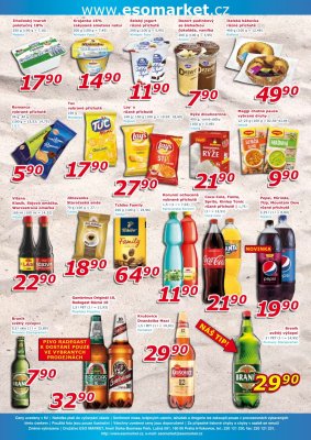 akční leták ESO MARKET 1.8.2018-12.8.2018