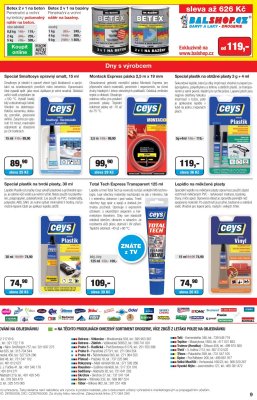 akční leták Barvy a laky drogerie 17.7.2018-4.8.2018