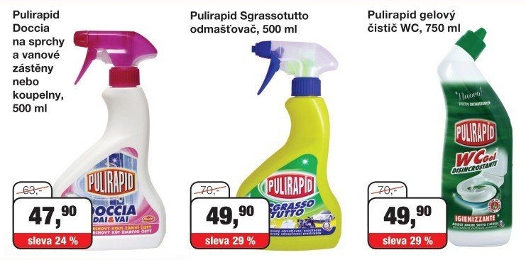 PULIRAPID ČISTIČE