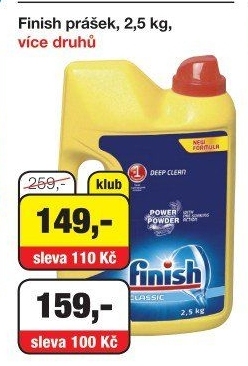 FINISH PRÁŠEK