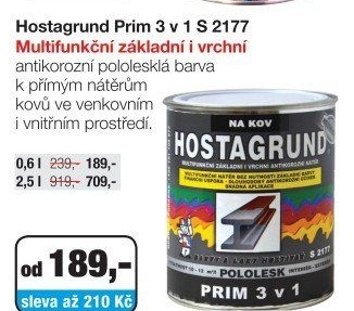 HOSTAGRUND PRIM 3V1