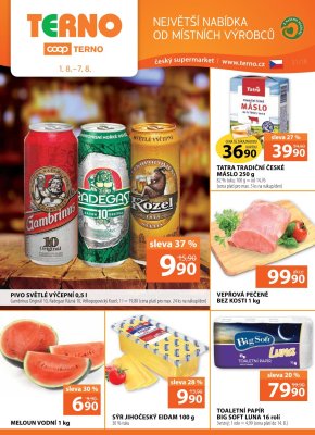 akční leták COOP 1.8.2018-7.8.2018